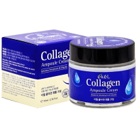 Ekel Collagen Ampule Cream Intense Moisture & Elastic - Ампульный крем для лица омолаживающий с Коллагеном 70мл.