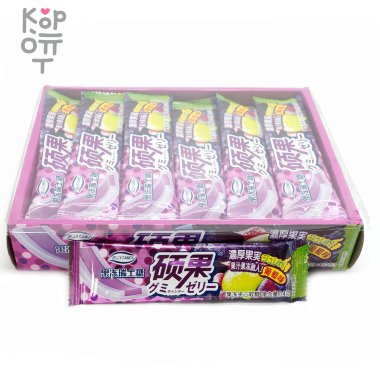 Тянучка Jelly Candy Сэндвич с желе и вкусом Винограда &mdash; Корейские товары для всей семьи(КорОпт)