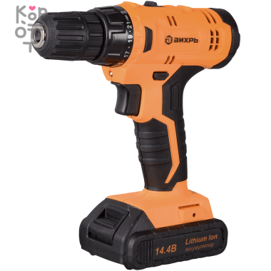 Дрель-шуруповерт ВИХРЬ ДА-14,4Л-2К — Корейские товары для всей семьи(КорОпт)