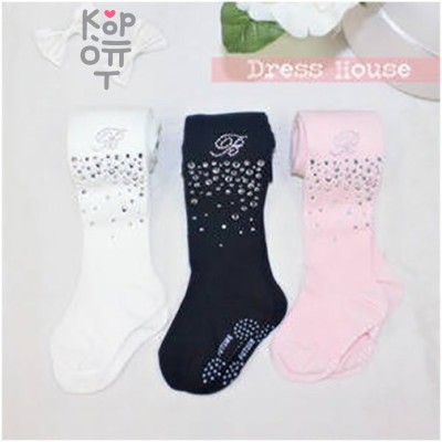 Dress House Колготки детские с камнями, Корея