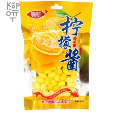Мармелад XiCai FruitCandy с Лимонным джемом — Корейские товары для всей семьи(КорОпт)