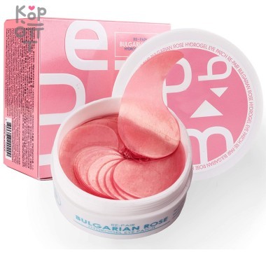 Med B HYDROGEL EYE PATCHES Bulgarian ROSE - Патчи для глаз с болгарской розой 90гр. (60шт.) — Корейские товары для всей семьи(КорОпт)