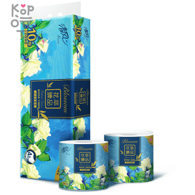 Gold Hond Ye Paper Breeze Blossom - Премиальная особомягкая туалетная бумага четырёхслойная, с гладкой поверхностью 30м.*10 рулонов. &mdash; Корейские товары для всей семьи(КорОпт)