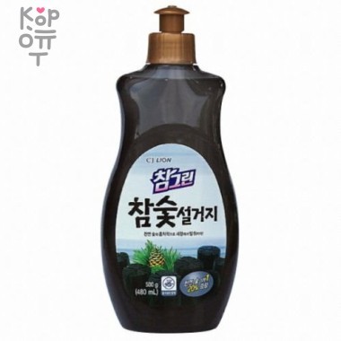 CJ LION Chamgreen - Средство для посуды, фруктов, овощей c Древесным углем — Корейские товары для всей семьи(КорОпт)