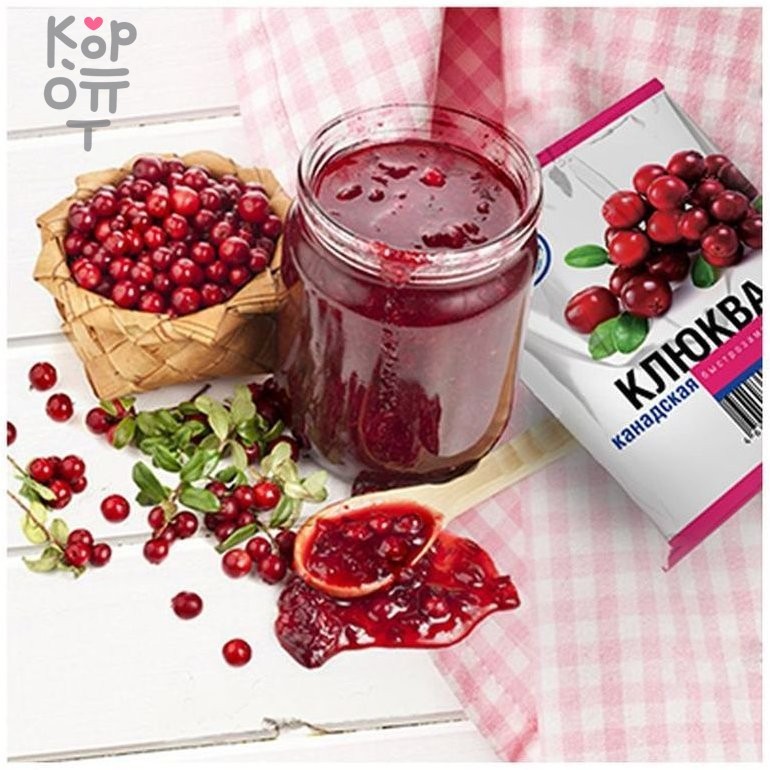 Клюква, Едим Дома, Планета Витаминов, 300гр., купить с доставкой на дом фото 1 &mdash; Корейские товары для всей семьи(КорОпт)