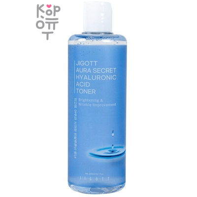 Jigott Aura Secret Hyaluronic Acid Toner - Лифтинг-тонер с гиалуроновой кислотой 300мл.
