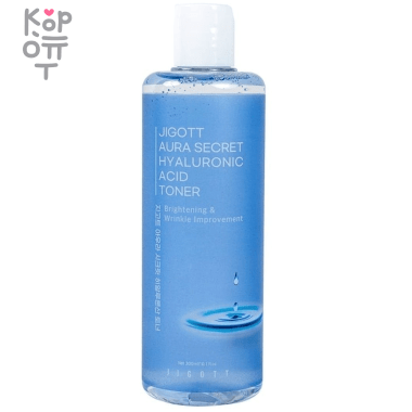 Jigott Aura Secret Hyaluronic Acid Toner - Лифтинг-тонер с гиалуроновой кислотой 300мл. — Корейские товары для всей семьи(КорОпт)