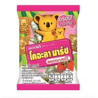 Lotte Koala's March Печенье Коала Марш с шоколадом, вкус клубники, 19,5 г