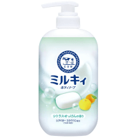Cow Milky Foam Soap - Увлажняющее мыло-пенка для тела с цитрусовым ароматом, 500мл. 
