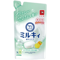 Cow Milky Foam Soap - Увлажняющее мыло-пенка для тела с цитрусовым ароматом, 500мл. 