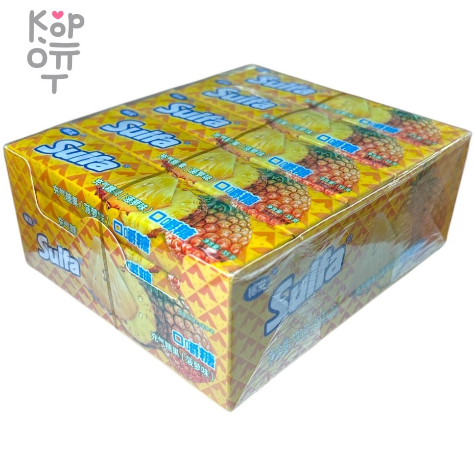 Жевательная конфета Suifa Candy - со вкусом Ананаса, купить с доставкой на дом фото 1 — Корейские товары для всей семьи(КорОпт)