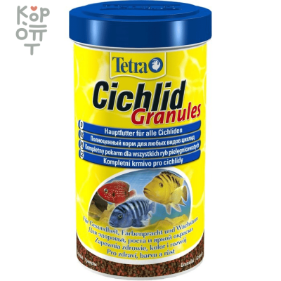 TetraCichlid Granules корм для всех видов цихлид в гранулах 500 мл