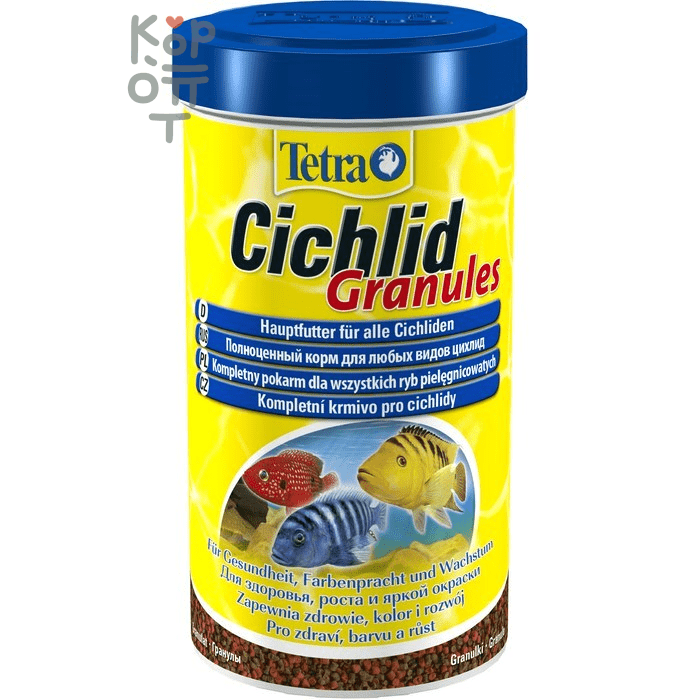TetraCichlid Granules корм для всех видов цихлид в гранулах 500мл.