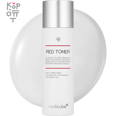 Medicube Red Toner 2.0 - Отшелушивающий тонер с Салициловой Кислотой 100мл. &mdash; Корейские товары для всей семьи(КорОпт)