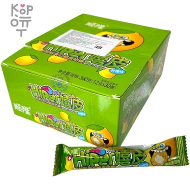 Кислая леденцовая карамель Hiper Sour Candy - Жутко кислые конфеты со вкусом Лимона &mdash; Корейские товары для всей семьи(КорОпт)