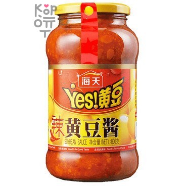 Соевая паста Haday YES с бобами, Экстра острая, 800гр.