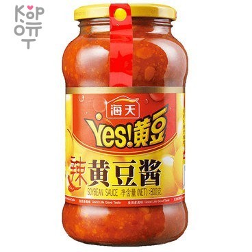 Соевая паста Haday YES с бобами, Экстра острая, 800гр.