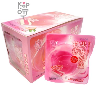 Жевательная йогуртовая WoW Soft Candy in Jelly - Бомбическая Сэндвич-конфета со вкусом Персика