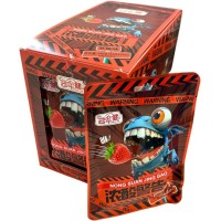 Кислая леденцовая карамель Yun Candy - Жутко кислые конфеты Пожиратели кислоты, со вкусом Персика