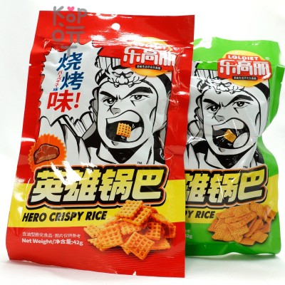 Чипсы LgLDiet Hero Crispy Rice - Острый хрустящий рис для героев, 42гр.