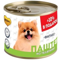 Мнямс Паштет из телятины для собак всех пород «ФИТНЕС»