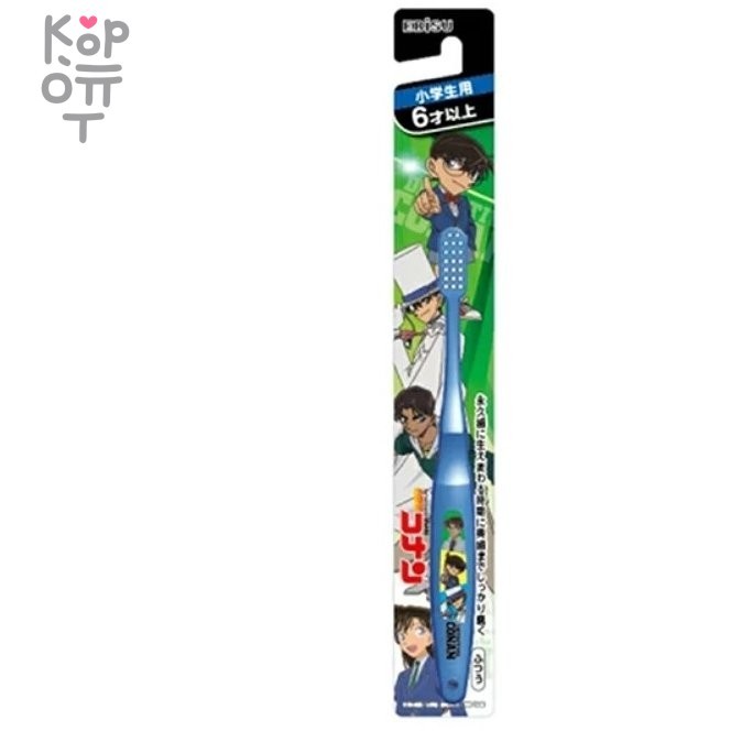 Ebisu Детская зубная щетка "Котята" со стандартной головкой для самостоятельной чистки зубов (от 6 лет), купить с доставкой на дом фото 1 — Корейские товары для всей семьи(КорОпт)