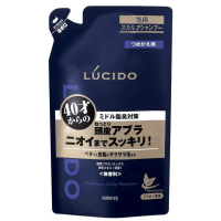 Mandom Lucido Deodorant Shampoo - Мужской шампунь для глубокой очистки кожи головы и удаления неприятного запаха с антибактериальным эффектом и флавоноидами (для мужчин после 40 лет)