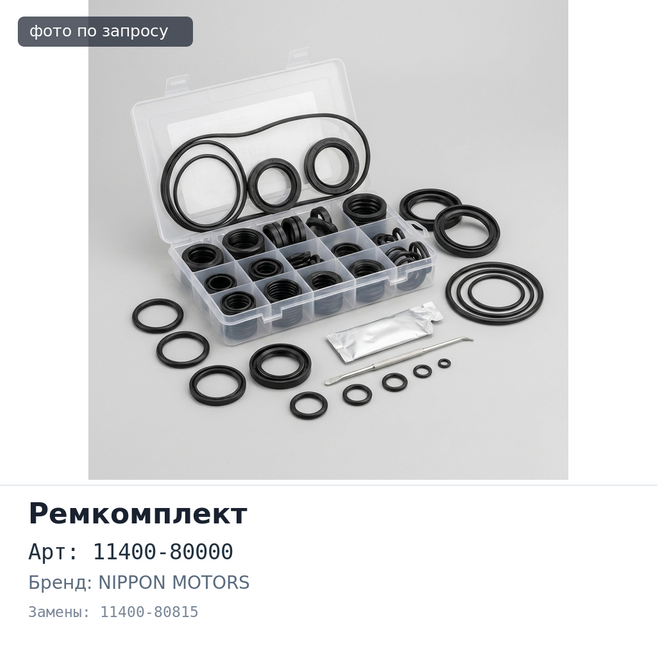 Ремкомплект ДВС F10A 11400-80000 / 11400-80815 NIPPON MOTORS