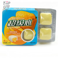 Жевательная резинка Super Heart Crispy Jam Sandwich Gum - с Лимонной начинкой