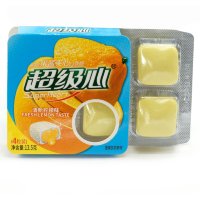 Жевательная резинка Super Heart Crispy Jam Sandwich Gum - с Лимонной начинкой