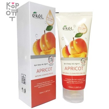 Ekel Natural Clean Peeling Gel Apricot - Пилинг с экстрактом Абрикоса 100мл. — Корейские товары для всей семьи(КорОпт)