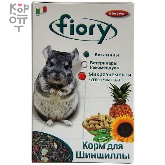 FIORY корм для шиншилл Cincy 800 г фото 1 &mdash; Корейские товары для всей семьи(КорОпт)