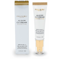 Privia Premium All In One CC Cream SPF 50+ Pa+++ - СС-крем для лица с защитным фактором от солнца 15 мл