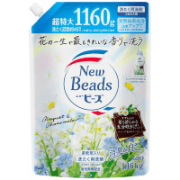 KAO New Beads Luxe Craft - Жидкое средство для стирки белья с кондиционером и ароматом Ландыша и Ромашки.