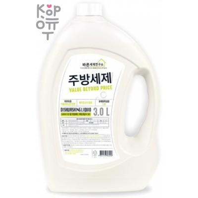 Mukunghwa Good Detergent Laboratory - Моющее средство для посуды, 3 л