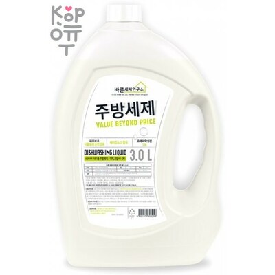 Mukunghwa Good Detergent Laboratory - Моющее средство для посуды, 3 л