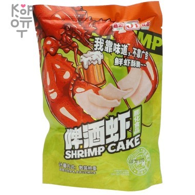 Чипсы Jiahai Shrimp Cake Пивные креветки, 22гр. &mdash; Корейские товары для всей семьи(КорОпт)