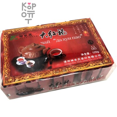 Чай черный, Подарочный, ДахунПао, Shen-nung, 120g (24 пакета * 5g)