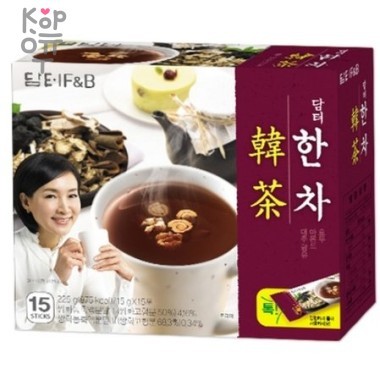 Чай DAMTUH Ssanghwa Tea Plus Ссанхва Плюс, 15гр.*15 саше — Корейские товары для всей семьи(КорОпт)