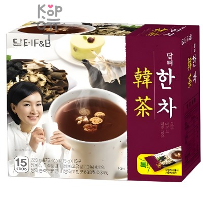 DAMTUH Ssanghwa Tea Plus Чай Ссанхва Плюс, 15 г × 15 саше