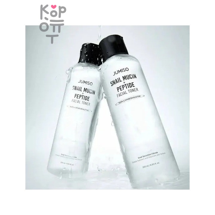 Jumiso Snail Mucin + Peptide Facial Toner - Тонер для лица с пептидами и муцином 205 мл
