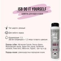 ISB DO IT YOURSELF - Шампунь для животных с длинной шерстью, 300 мл
