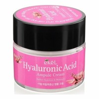 Ekel Hyaluronic Acid Ampule Cream - Крем для лица ампульный увлажняющий с гиалуроновой кислотой, 70 мл