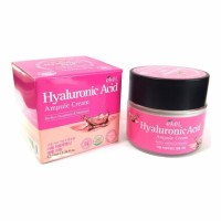 Ekel Hyaluronic Acid Ampule Cream - Крем для лица ампульный увлажняющий с гиалуроновой кислотой, 70 мл