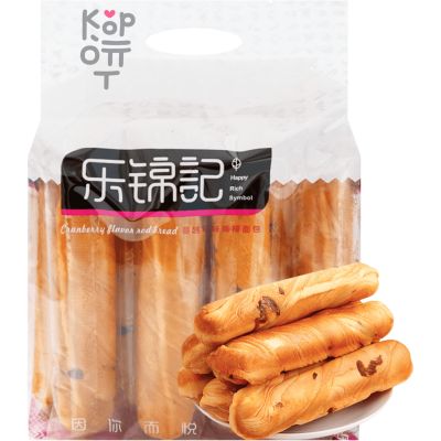 LEJINJI Cranberry Flavored Stick Bread - китайский десерт Хлебцы со вкусом клюквы, 380гр.