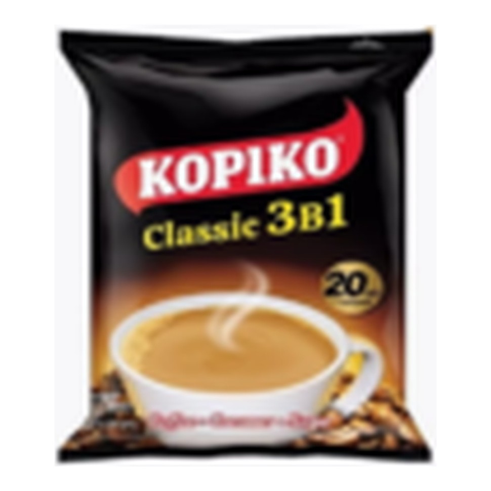 Кофейный напиток Kopiko Classiс 3в1 пакет, 20гр. 1*20*12, упак