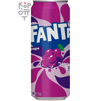 Fanta Grape Напиток безалкогольный газированный с виноградом
