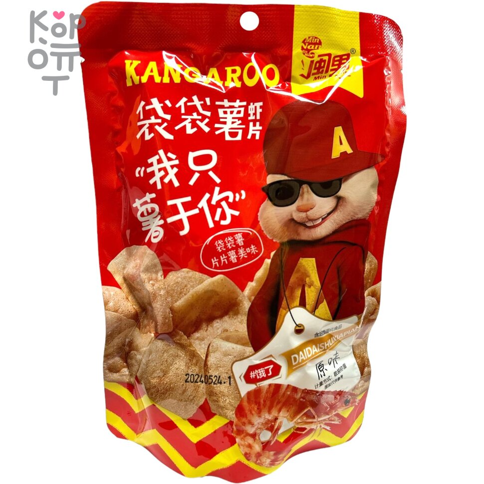 Чипсы Kangaroo Хрустящие наггетсы со вкусом картофеля, купить с доставкой на дом фото 1 &mdash; Корейские товары для всей семьи(КорОпт)