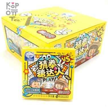 Фруктовая Карамель - Yipin Guess Candy Игра "Камень, ножницы, бумага", 360гр. &mdash; Корейские товары для всей семьи(КорОпт)