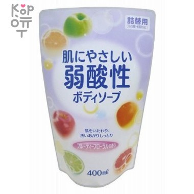 Rocket Soap Animo Fruity Floral - Слабокислотное жидкое мыло для тела с фруктово-цветочным ароматом, 400мл. — Корейские товары для всей семьи(КорОпт)